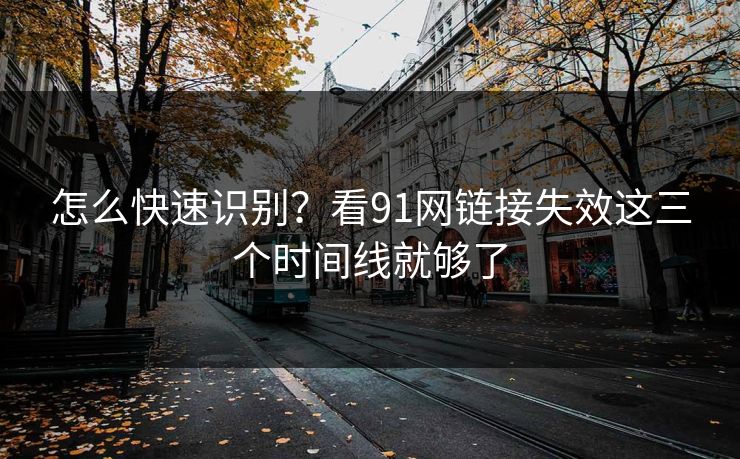 怎么快速识别？看91网链接失效这三个时间线就够了